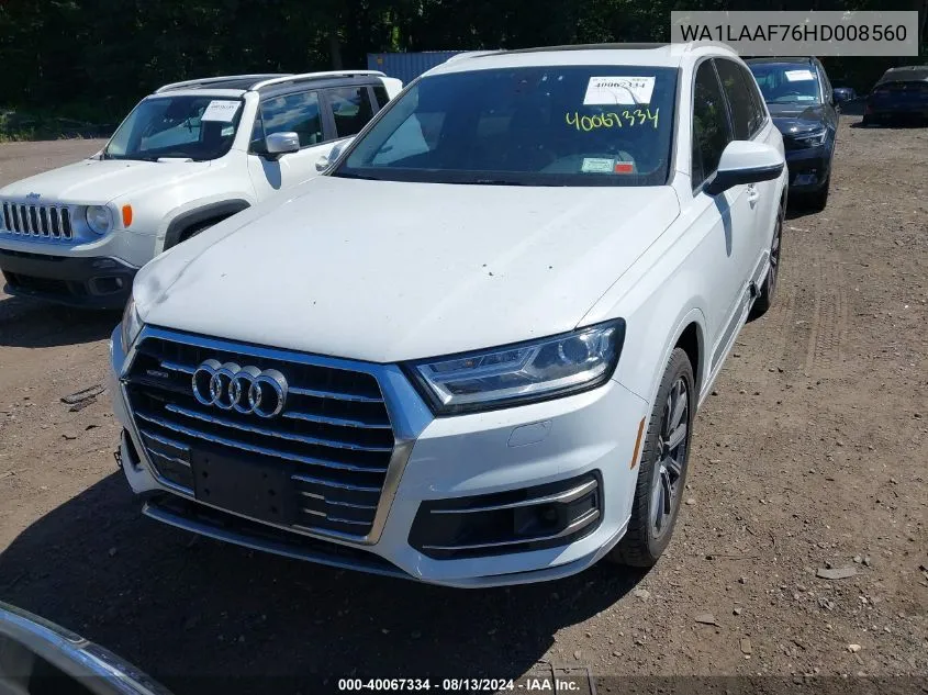 WA1LAAF76HD008560 2017 Audi Q7 3.0T Premium