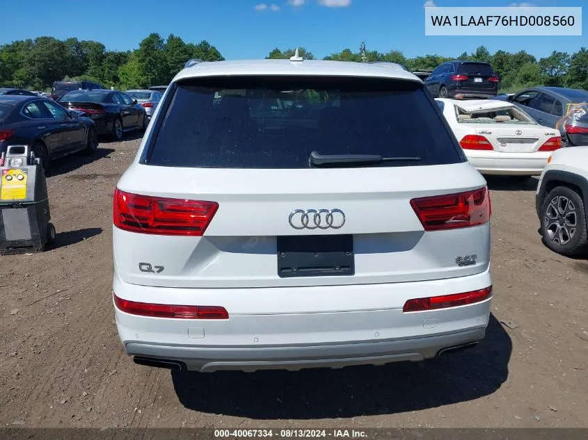 WA1LAAF76HD008560 2017 Audi Q7 3.0T Premium