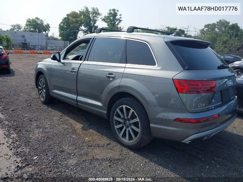 WA1LAAF78HD017776 2017 Audi Q7 3.0T Premium