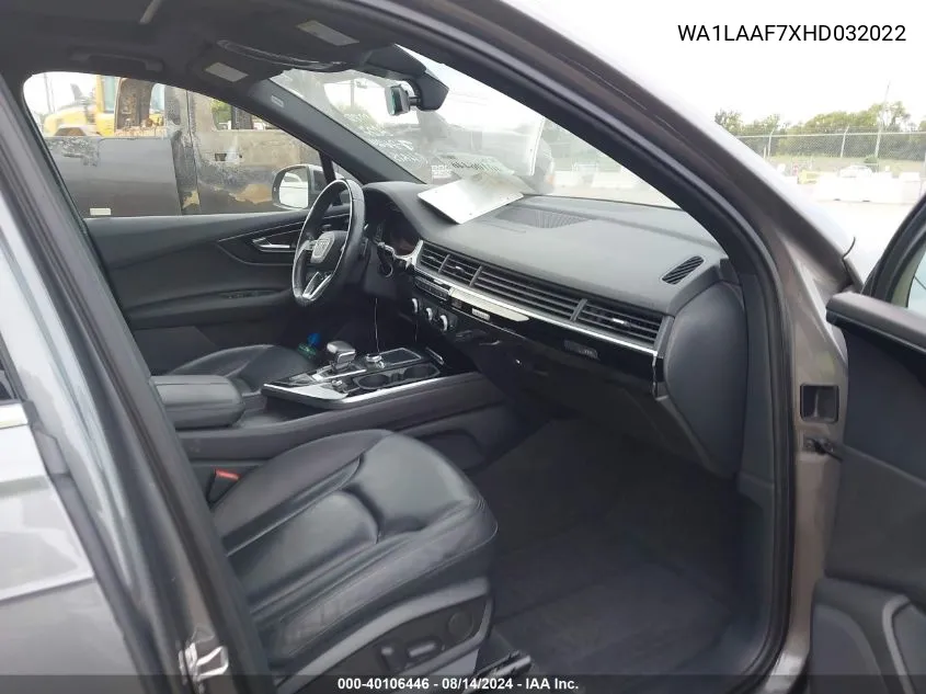 WA1LAAF7XHD032022 2017 Audi Q7 3.0T Premium