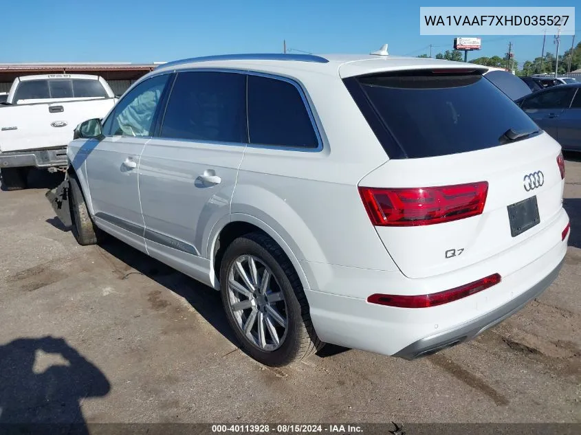 WA1VAAF7XHD035527 2017 Audi Q7 3.0T Premium