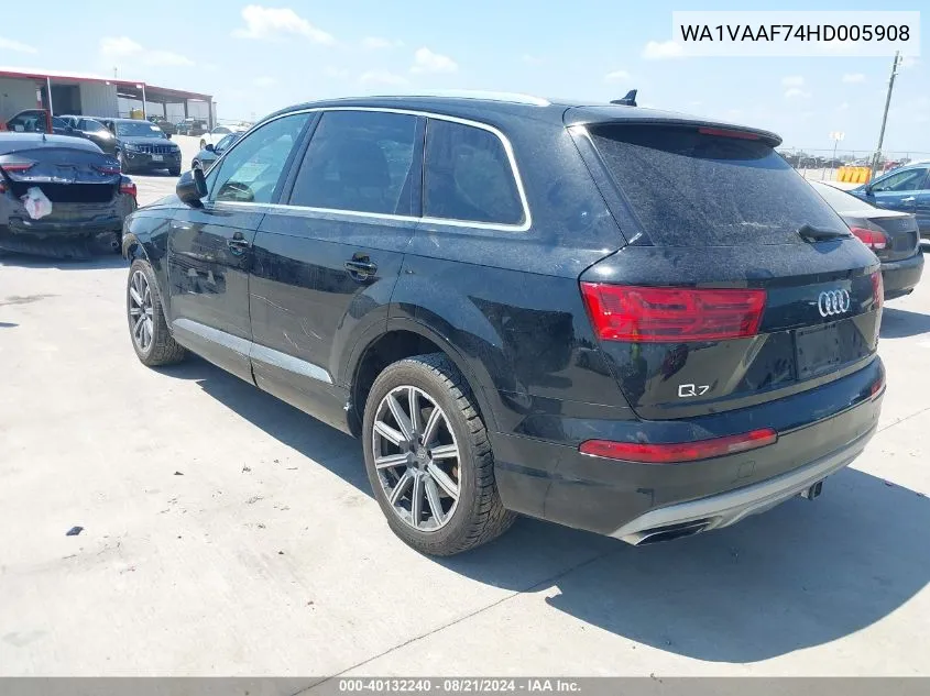 WA1VAAF74HD005908 2017 Audi Q7 3.0T Premium