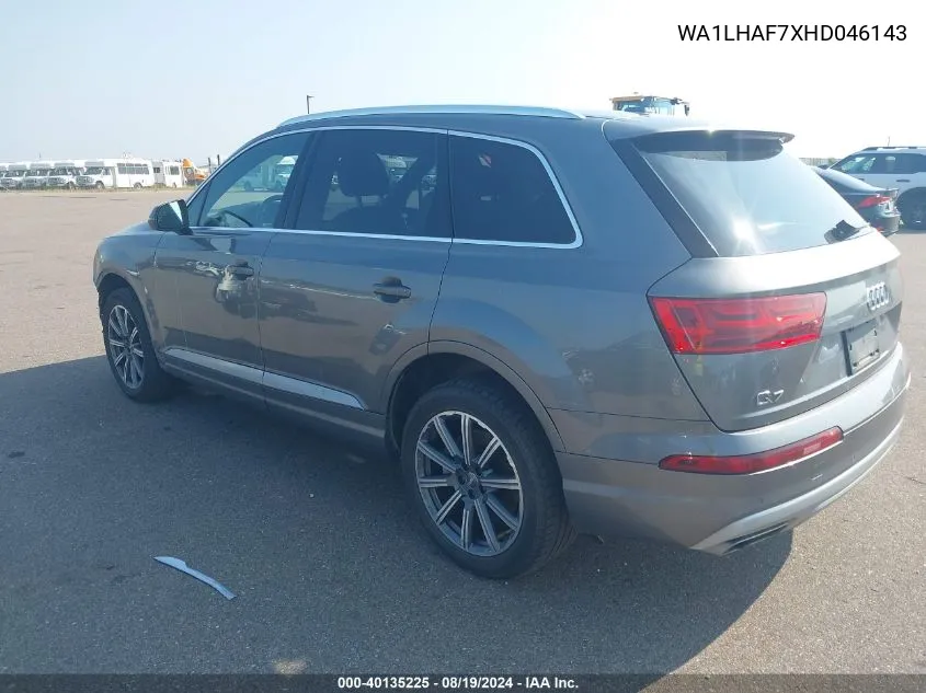 2017 Audi Q7 2.0T Premium VIN: WA1LHAF7XHD046143 Lot: 40135225