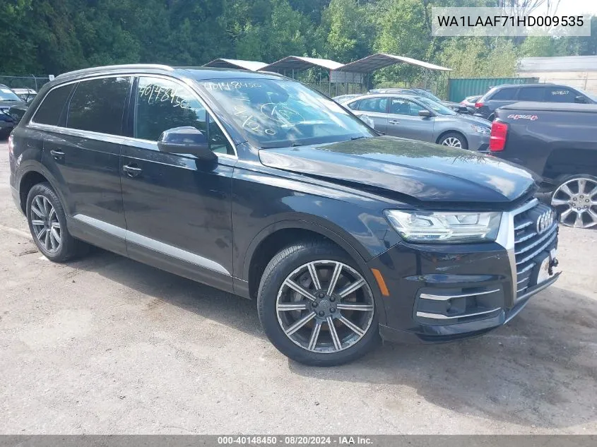 2017 Audi Q7 3.0T Premium VIN: WA1LAAF71HD009535 Lot: 40148450