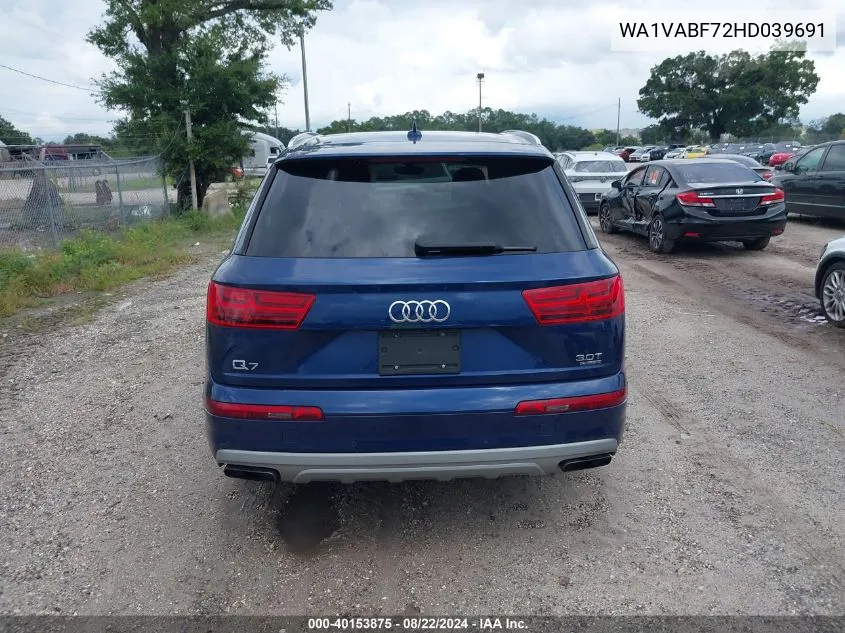 WA1VABF72HD039691 2017 Audi Q7 3.0T Premium