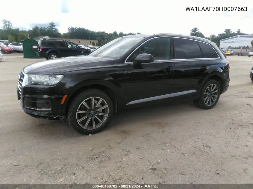 WA1LAAF70HD007663 2017 Audi Q7 3.0T Premium