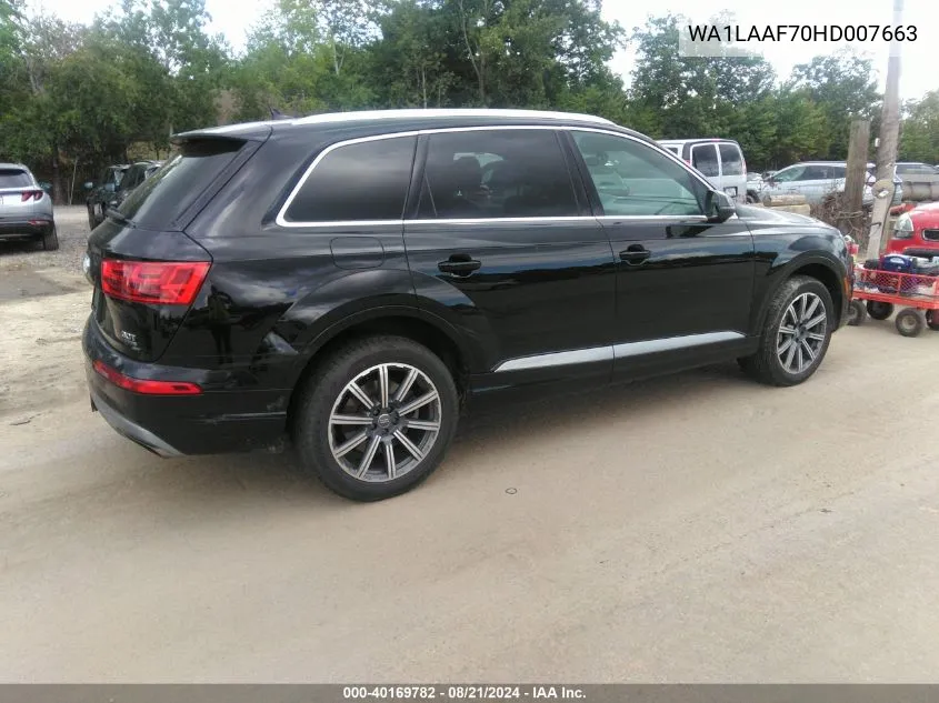 WA1LAAF70HD007663 2017 Audi Q7 3.0T Premium