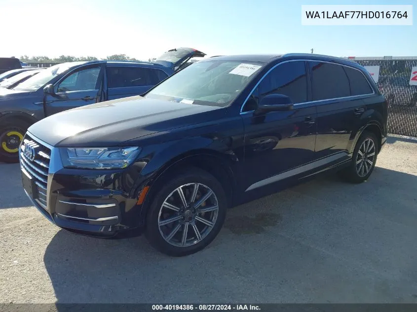 WA1LAAF77HD016764 2017 Audi Q7 3.0T Premium