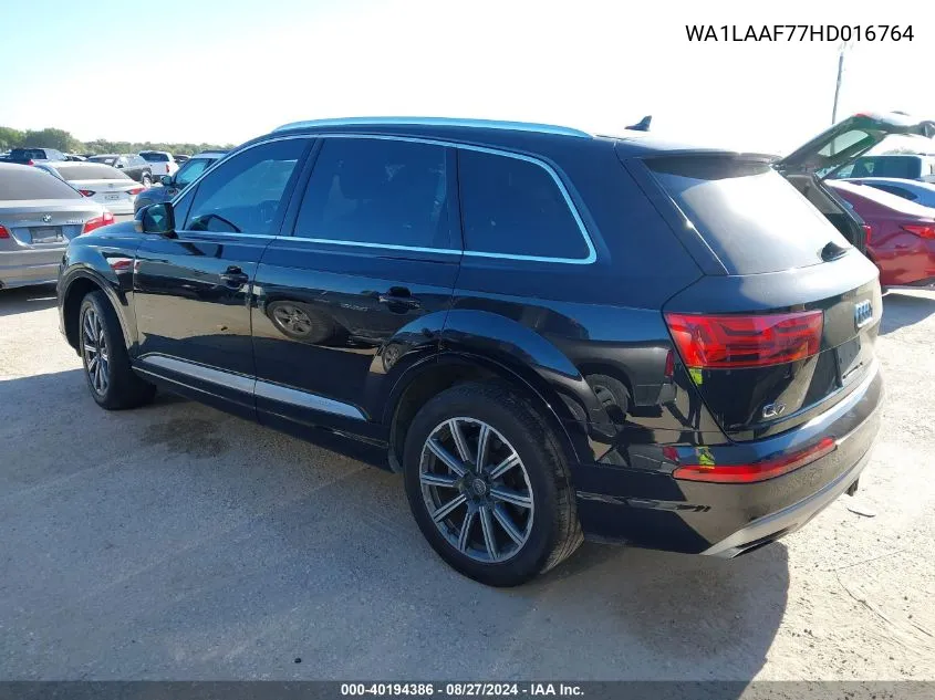 WA1LAAF77HD016764 2017 Audi Q7 3.0T Premium