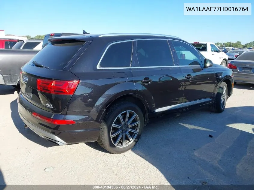 WA1LAAF77HD016764 2017 Audi Q7 3.0T Premium