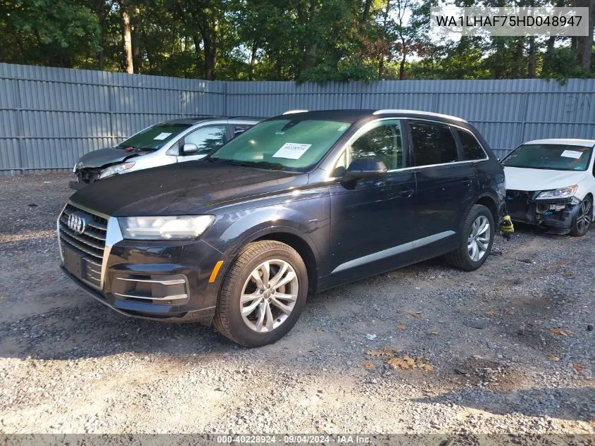 WA1LHAF75HD048947 2017 Audi Q7 Premium Plus