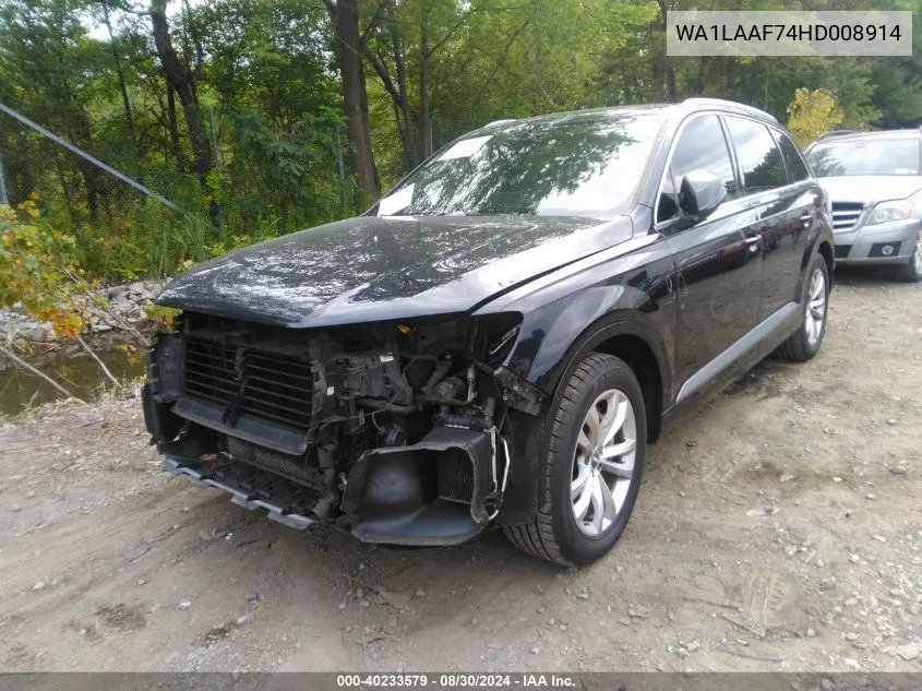 WA1LAAF74HD008914 2017 Audi Q7 3.0T Premium