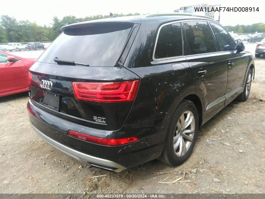 WA1LAAF74HD008914 2017 Audi Q7 3.0T Premium