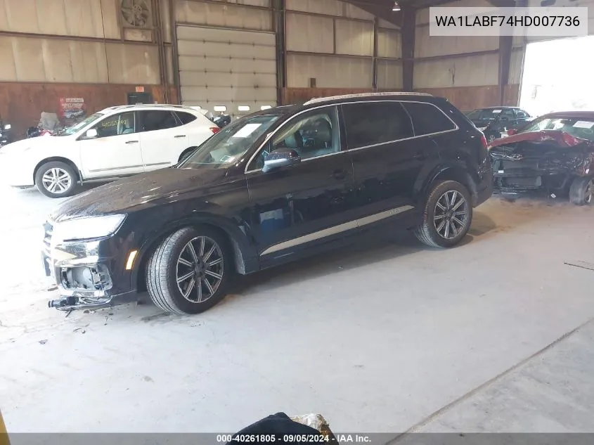 2017 Audi Q7 Premium Plus VIN: WA1LABF74HD007736 Lot: 40261805