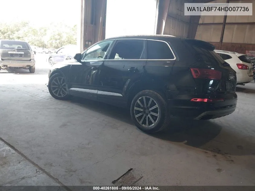 WA1LABF74HD007736 2017 Audi Q7 Premium Plus