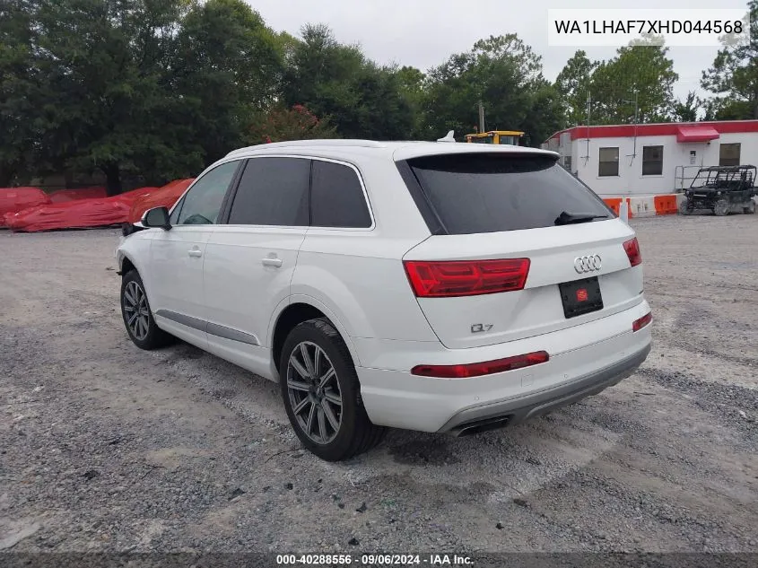 2017 Audi Q7 Premium Plus VIN: WA1LHAF7XHD044568 Lot: 40288556