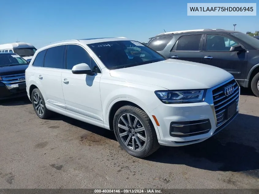 WA1LAAF75HD006945 2017 Audi Q7 3.0T Premium