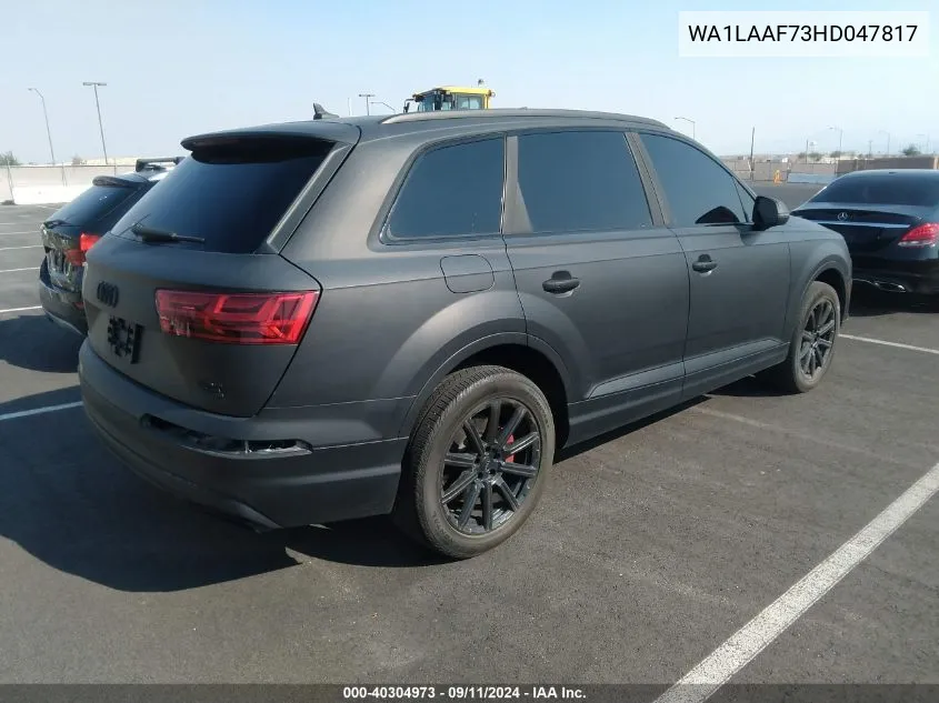 2017 Audi Q7 3.0T Premium VIN: WA1LAAF73HD047817 Lot: 40304973