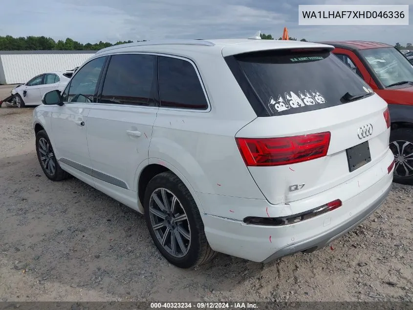 2017 Audi Q7 2.0T Premium VIN: WA1LHAF7XHD046336 Lot: 40323234