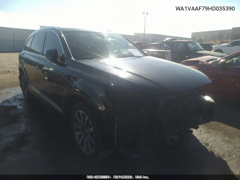 WA1VAAF79HD035390 2017 Audi Q7 3.0T Premium