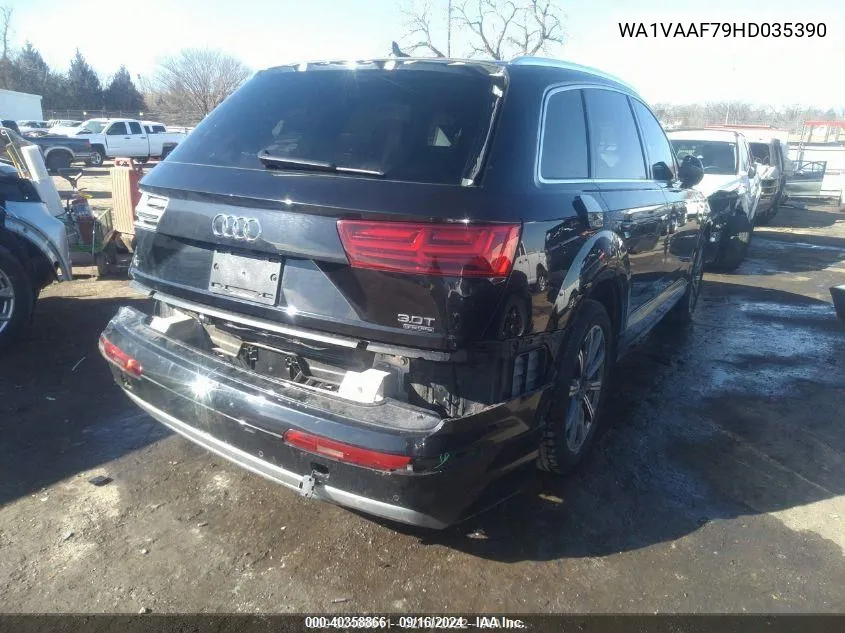 WA1VAAF79HD035390 2017 Audi Q7 3.0T Premium