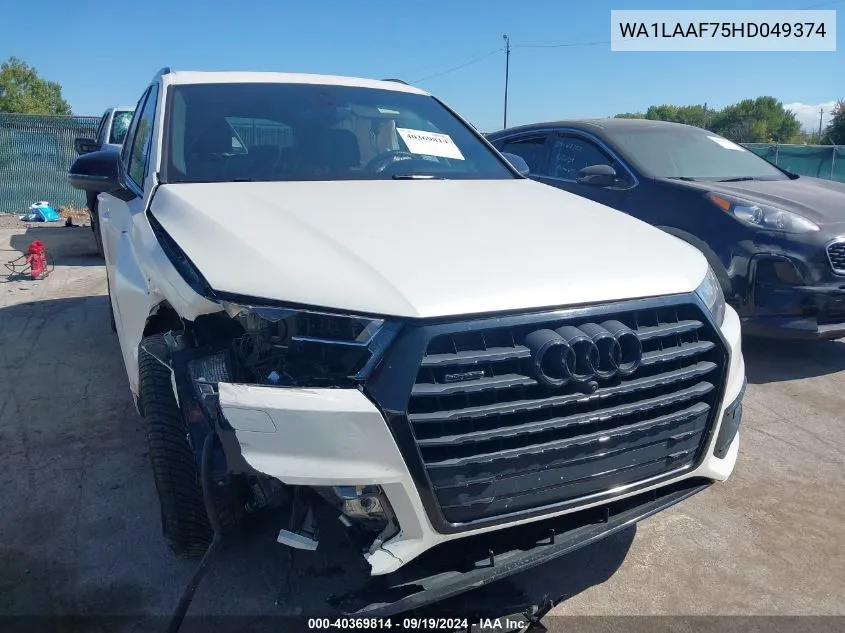 WA1LAAF75HD049374 2017 Audi Q7 3.0T Premium