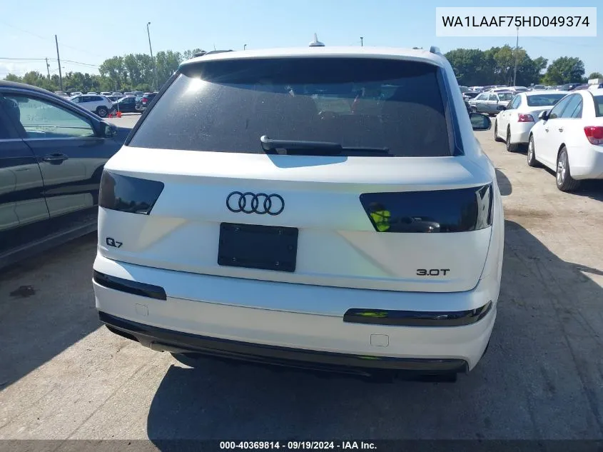 WA1LAAF75HD049374 2017 Audi Q7 3.0T Premium