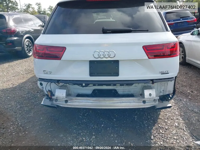 WA1LAAF76HD027402 2017 Audi Q7 3.0T Premium