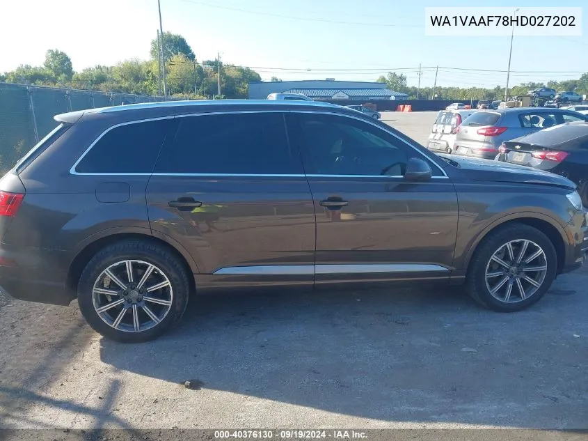 WA1VAAF78HD027202 2017 Audi Q7 3.0T Premium