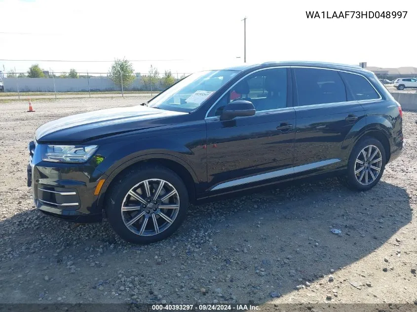 2017 Audi Q7 Premium Plus VIN: WA1LAAF73HD048997 Lot: 40393297