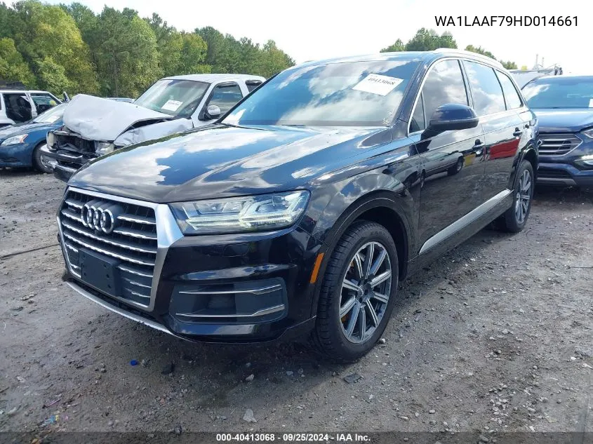 2017 Audi Q7 3.0T Premium VIN: WA1LAAF79HD014661 Lot: 40413068