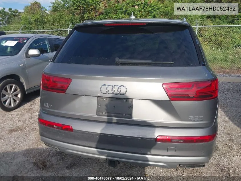 WA1LAAF78HD052432 2017 Audi Q7 3.0T Premium