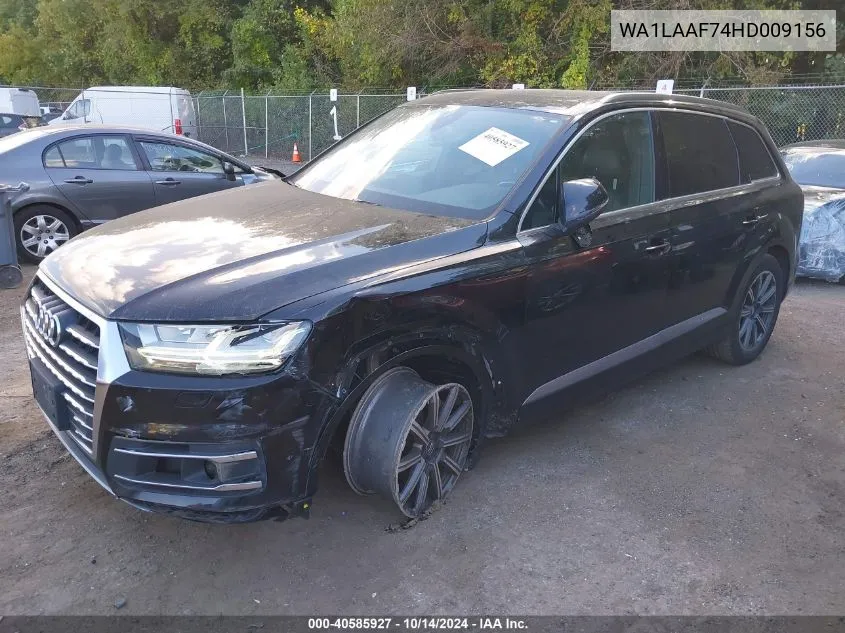 2017 Audi Q7 3.0T Premium VIN: WA1LAAF74HD009156 Lot: 40585927