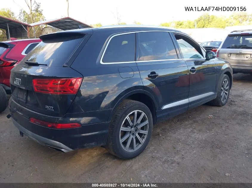 2017 Audi Q7 3.0T Premium VIN: WA1LAAF74HD009156 Lot: 40585927