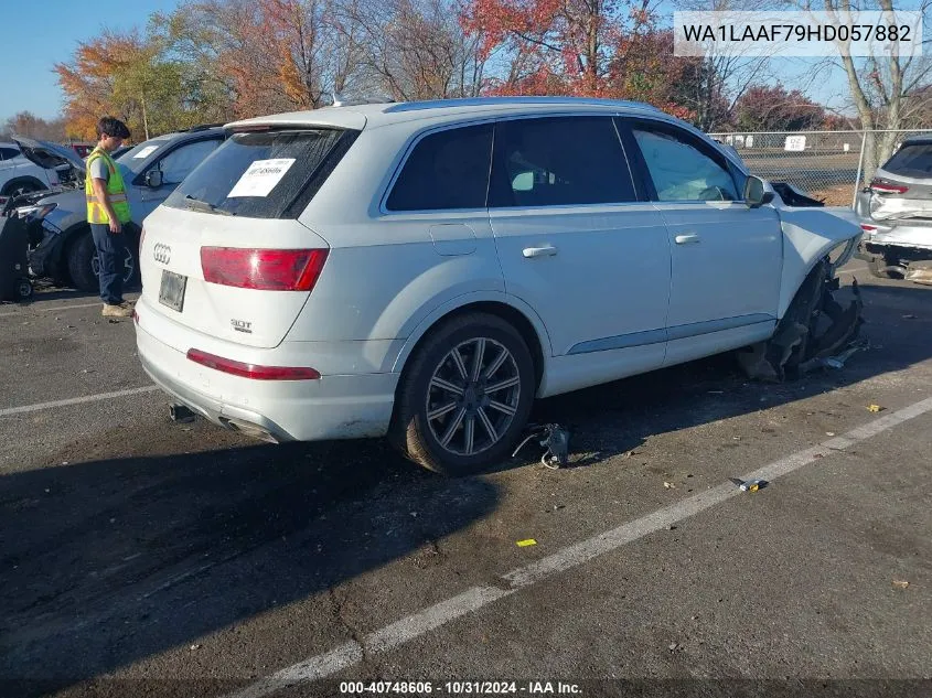 2017 Audi Q7 3.0T Premium VIN: WA1LAAF79HD057882 Lot: 40748606