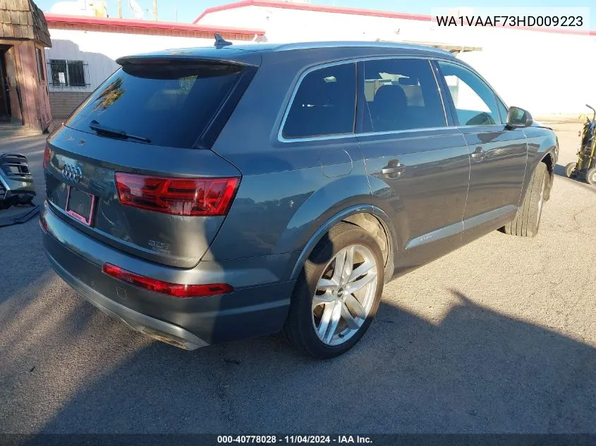 2017 Audi Q7 3.0T Premium VIN: WA1VAAF73HD009223 Lot: 40778028