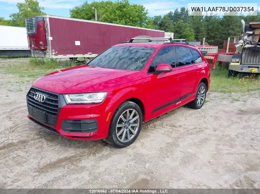 WA1LAAF78JD037354 2018 Audi Q7 Premium Plus