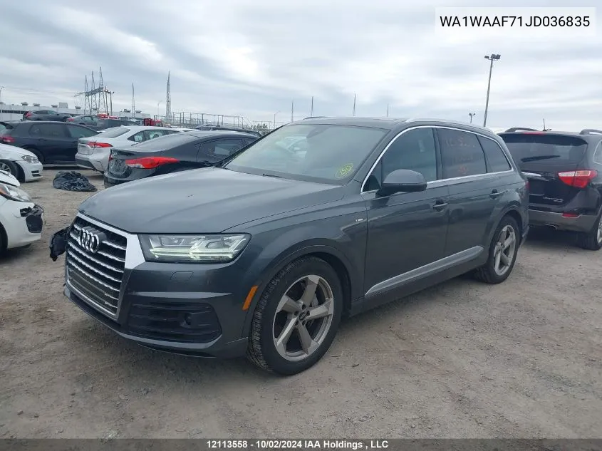 WA1WAAF71JD036835 2018 Audi Q7