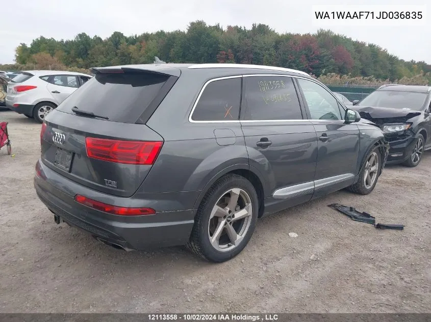 WA1WAAF71JD036835 2018 Audi Q7