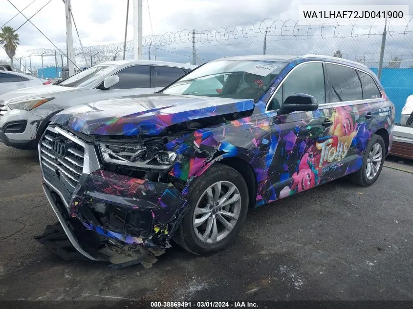 WA1LHAF72JD041900 2018 Audi Q7 2.0T Premium