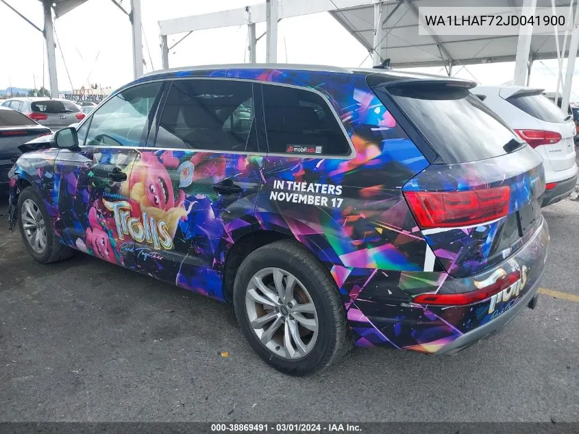 WA1LHAF72JD041900 2018 Audi Q7 2.0T Premium