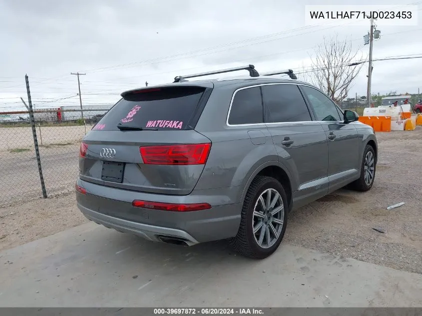 WA1LHAF71JD023453 2018 Audi Q7 2.0T Premium