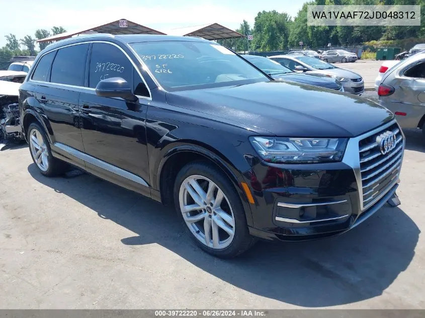 WA1VAAF72JD048312 2018 Audi Q7 3.0T Premium