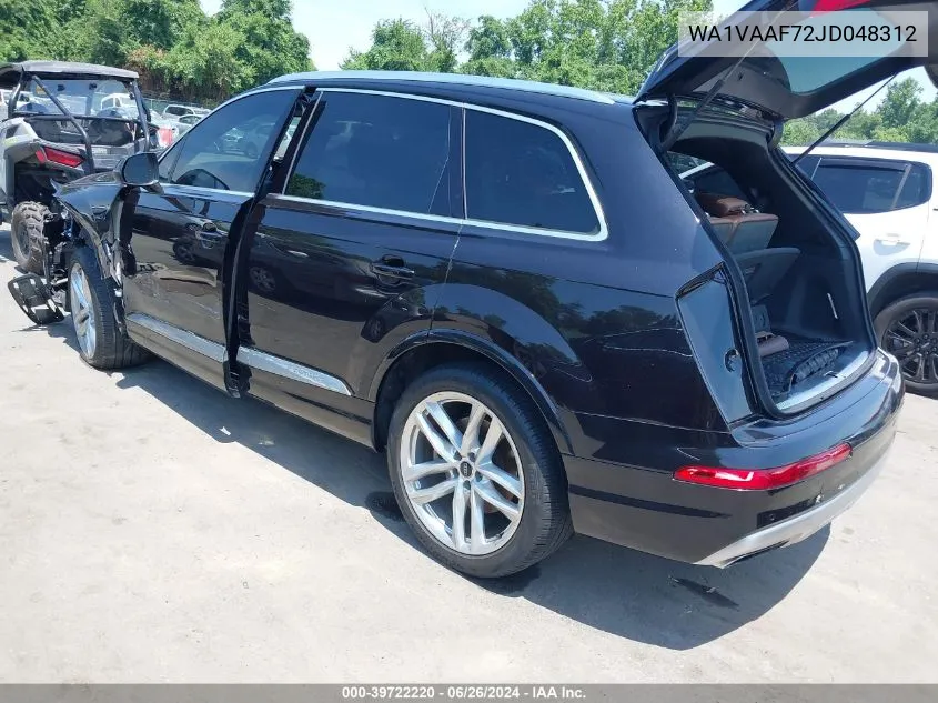 WA1VAAF72JD048312 2018 Audi Q7 3.0T Premium