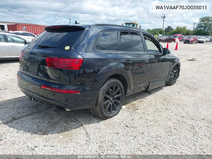 WA1VAAF70JD035011 2018 Audi Q7 3.0T Premium