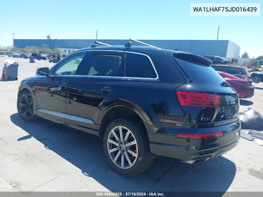 WA1LHAF75JD016439 2018 Audi Q7 2.0T Premium