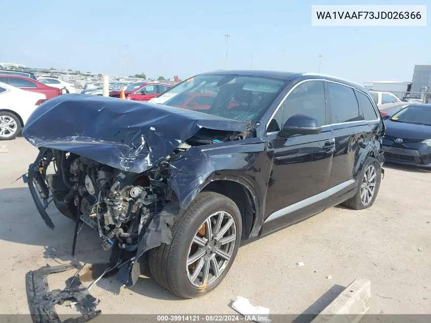 WA1VAAF73JD026366 2018 Audi Q7 3.0T Premium