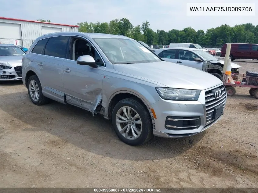 2018 Audi Q7 3.0T Premium VIN: WA1LAAF75JD009706 Lot: 39958087