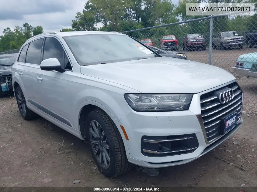 WA1VAAF77JD022871 2018 Audi Q7 3.0T Premium