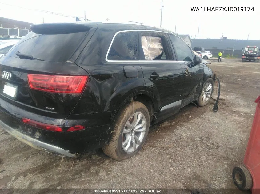 2018 Audi Q7 2.0T Premium VIN: WA1LHAF7XJD019174 Lot: 40010591